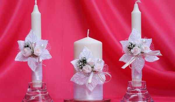 Обряд с венчальными свечами